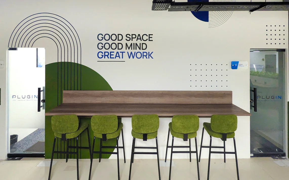 Good Space Good Mind bar area at Plugin