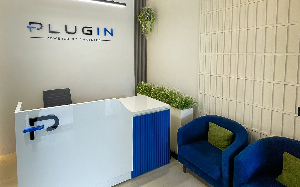 Plugin coworking space reception and lobby