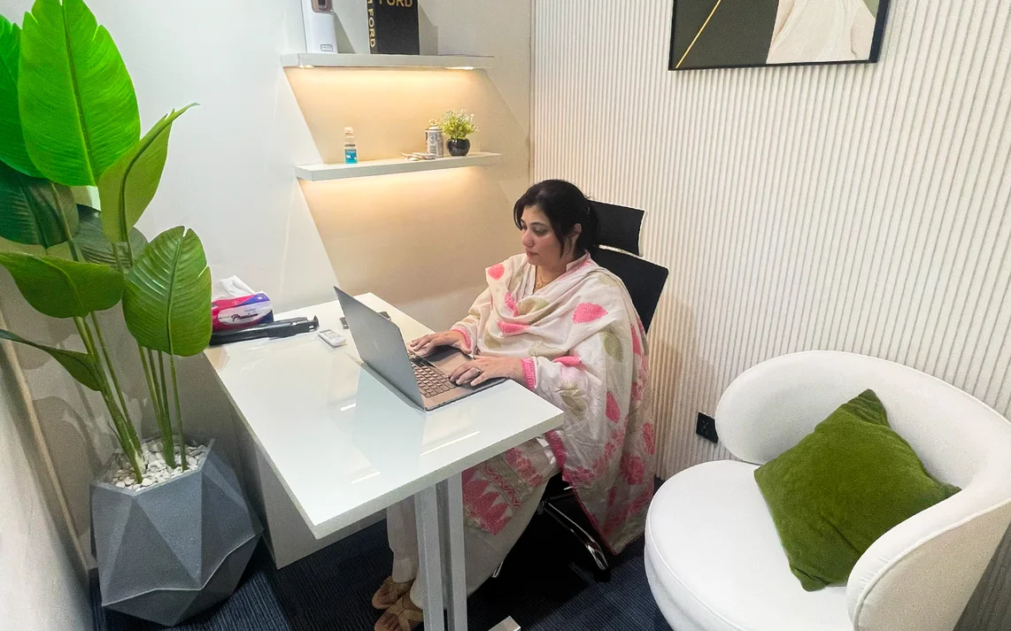 Private office at Plugin coworking space